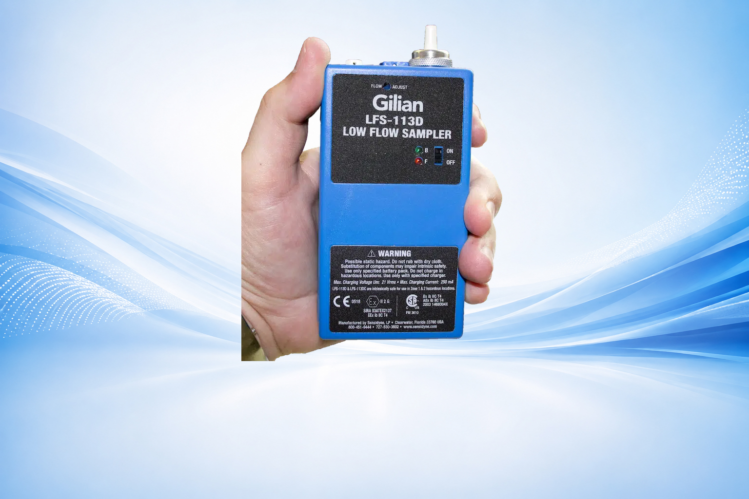 Gilian LFS-113 Low Flow Personal Air Sampling Pump (1 – 350 cc/min)